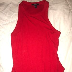 Red forever 21 bodysuit